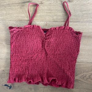 Red tank top